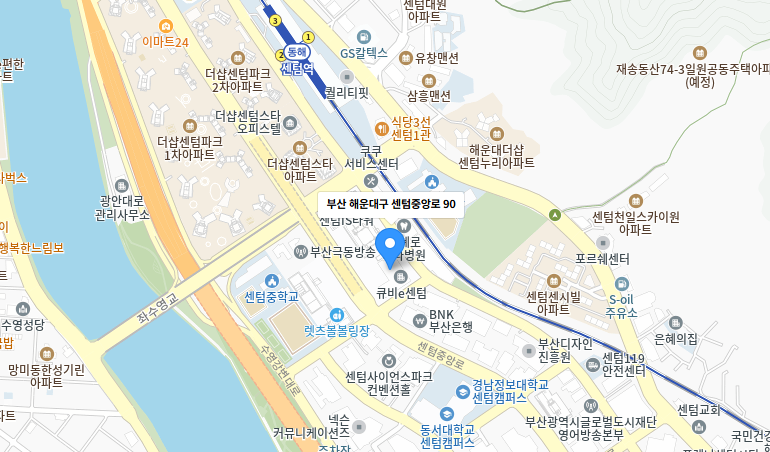 대우에어비스 위치 지도